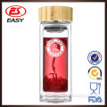 EG502 New products eco friendly healthy glass bottle for tea with mesh strainer